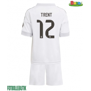 Real Madrid Alexander-Arnold #12 Hemmaställ Barn 2025-26 Kortärmad (+ Korta byxor)